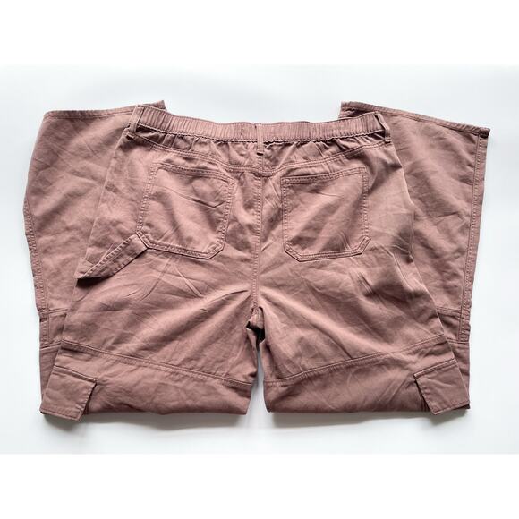 Women's SO Brown Wide Leg High Rise Cargo Pants Size XL - Picture 4 of 8